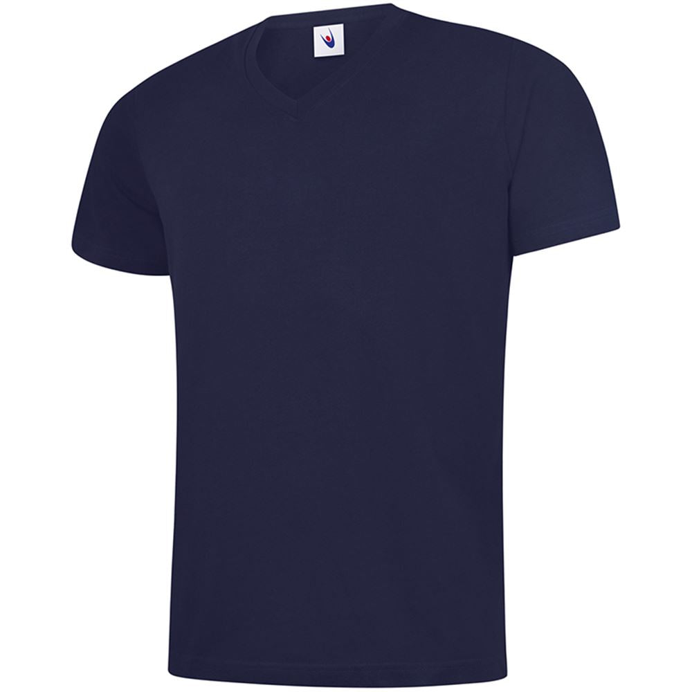 Uneek UC317 Classic V-Neck T-Shirt: Soft 100% Cotton, Durable Workwear Top