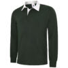 Uneek UC402 Classic Rugby Shirt: Durable Pre-Shrunk Combed Cotton, Unisex Workwear Top