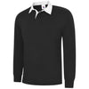 Uneek UC402 Classic Rugby Shirt: Durable Pre-Shrunk Combed Cotton, Unisex Workwear Top