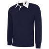 Uneek UC402 Classic Rugby Shirt: Durable Pre-Shrunk Combed Cotton, Unisex Workwear Top