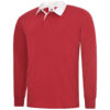 Uneek UC402 Classic Rugby Shirt: Durable Pre-Shrunk Combed Cotton, Unisex Workwear Top