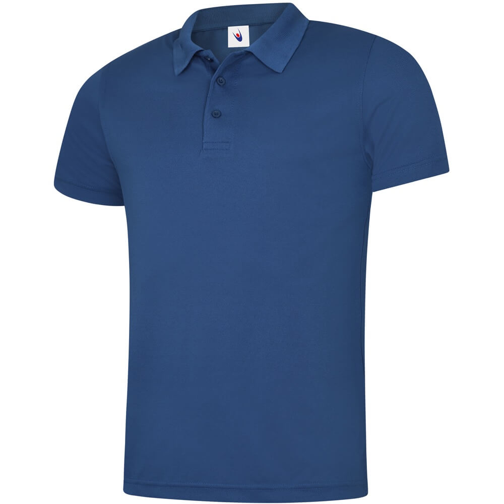 Uneek UC127 Men's Super Cool Workwear Polo Shirt, Breathable Pique, 200gsm