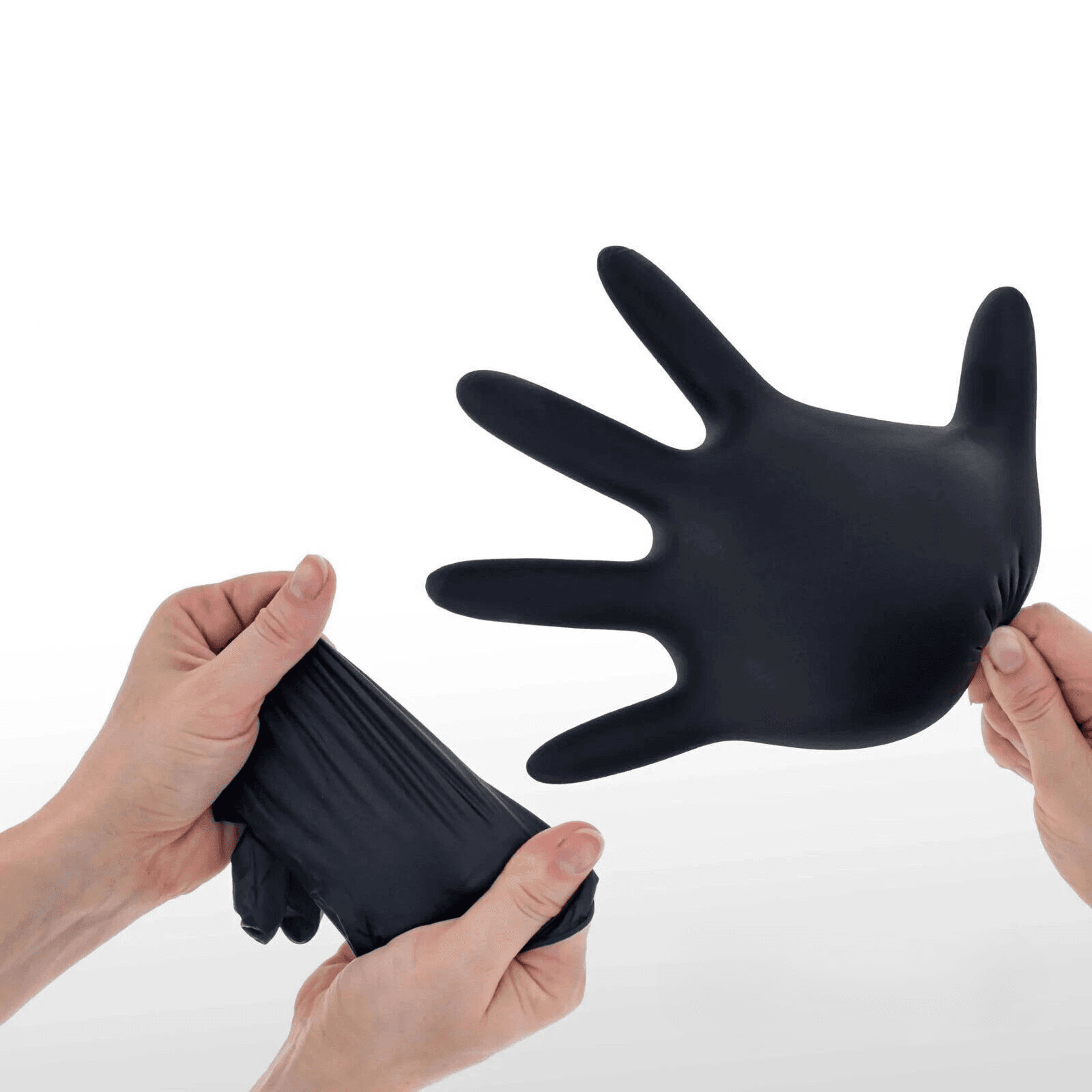 Black Nitrile Disposable Gloves (Box of 100)