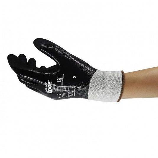 Ansell Edge 48-919 High Dexterity Nitrile Dipped Oil Resistant Grip Gloves