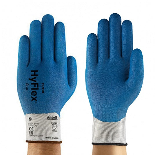 Ansell Edge 48-919 High Dexterity Nitrile Dipped Oil Resistant Grip Gloves