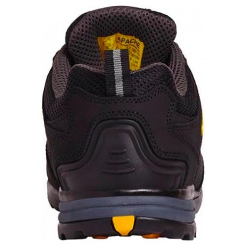 Apache Workwear AP318SM Black Safety Trainer: Steel Toe, Midsole, Anti-Static