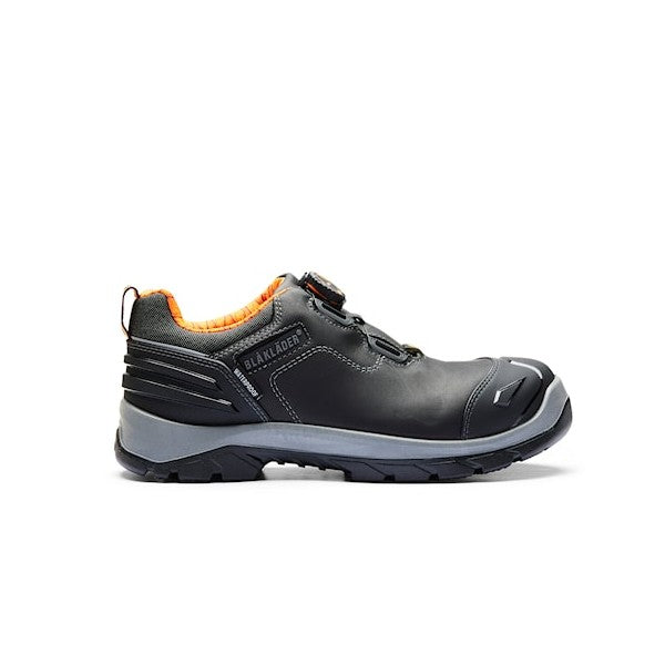 Blaklader ELITE Black Full Grain Leather Safety Shoes with Aluminium Toe Cap