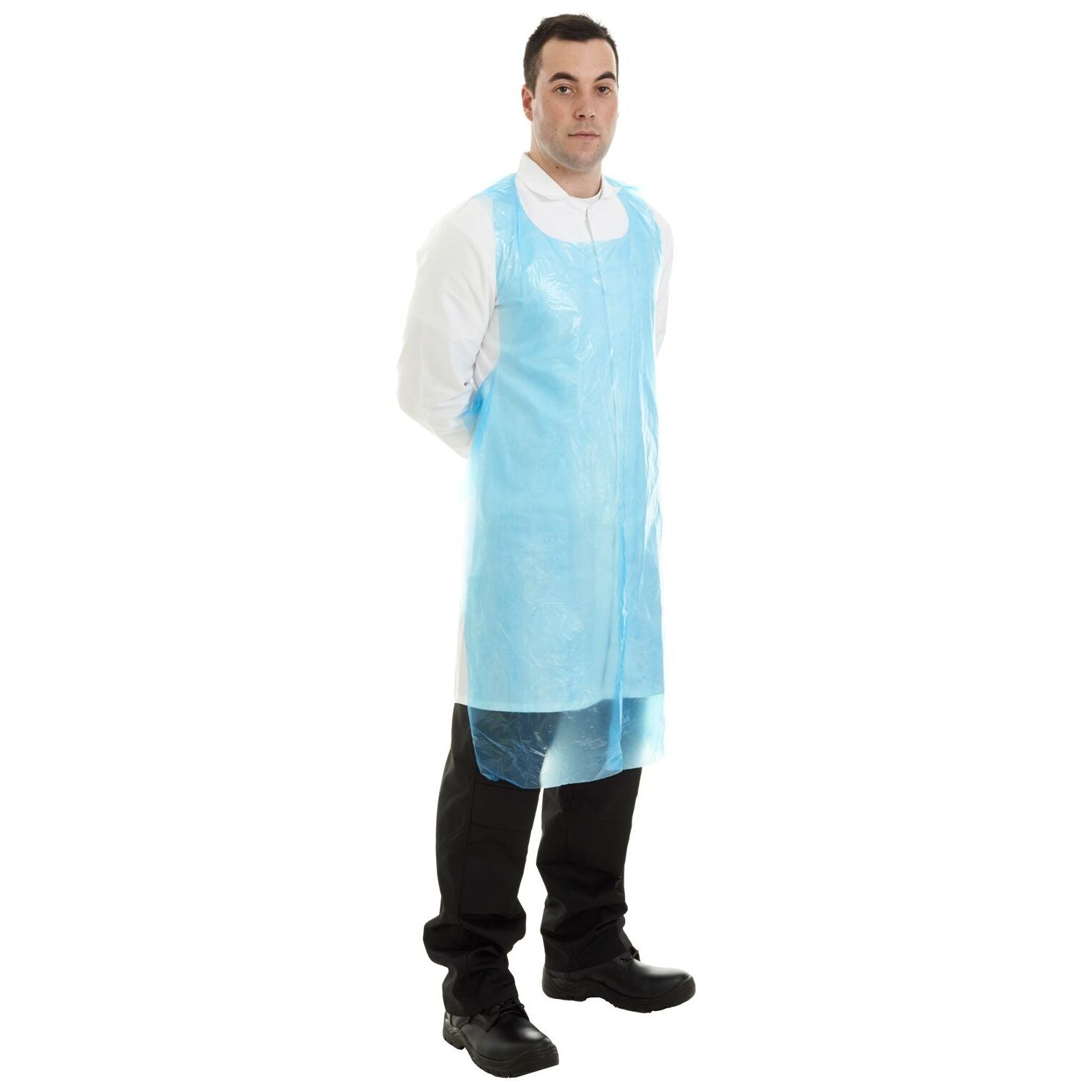 Supertouch 20 Micron Disposable Polyethylene Flat Packed Protective Aprons