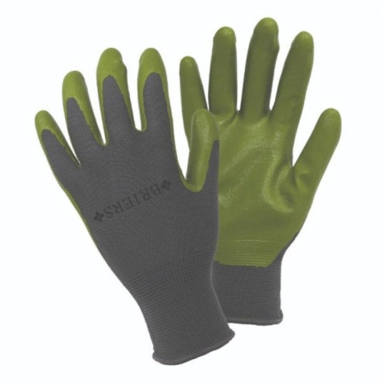 Briers Thin Nitrile-Coated Gardening Gloves: Precision Grip for Seed & Weed Tasks