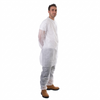 Supertouch Disposable Non-Woven Protective Hygiene Coat (Pack of 50)