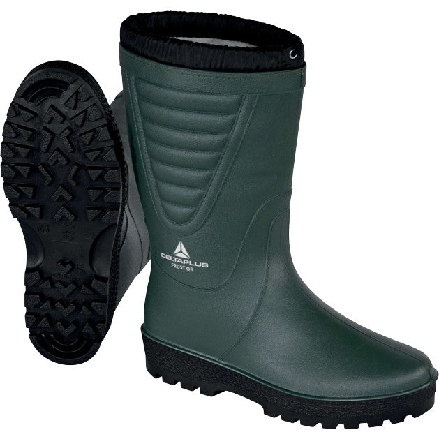 Delta Plus FROST OB SRA Fur-Lined Thermal Safety Boots for Winter Work