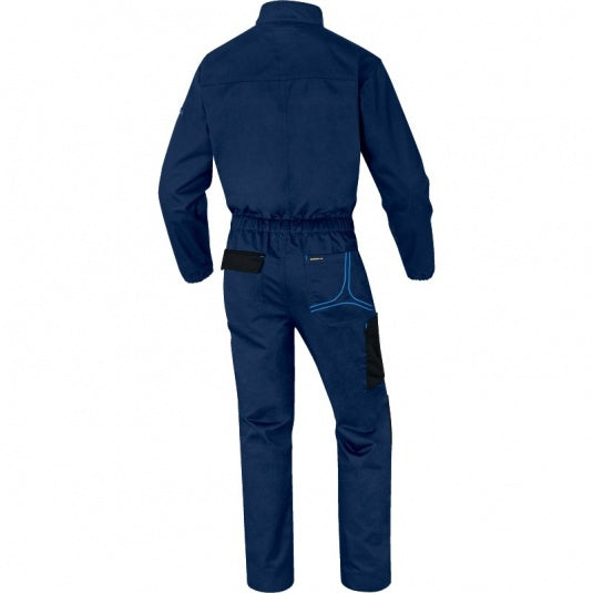 Delta Plus M2CO3 Durable Navy Royal Work Overalls with Knee Pads