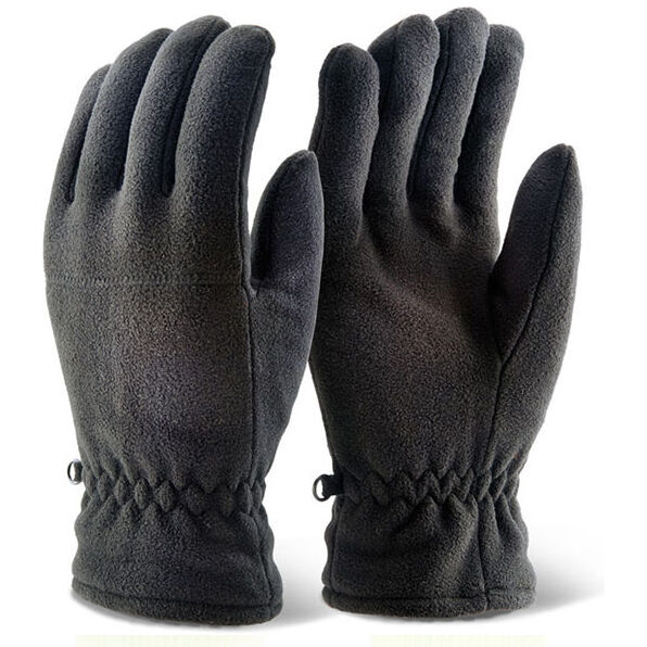 Beeswift Thinsulate Fleece Thermal Gloves Black - One Size, 10 Pairs
