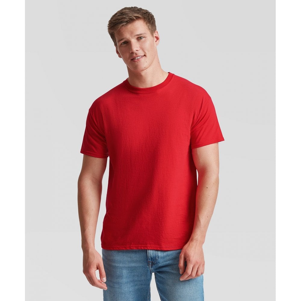 Fruit of the Loom Classic Crew Neck Cotton T-Shirt Durable Soft Breathable Tee