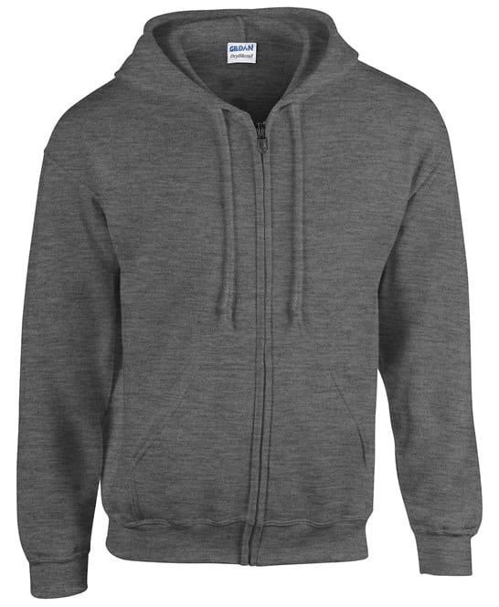 Gildan Heavy Blend Unisex Full Zip Hoodie: Soft, Durable, Warm Fleece