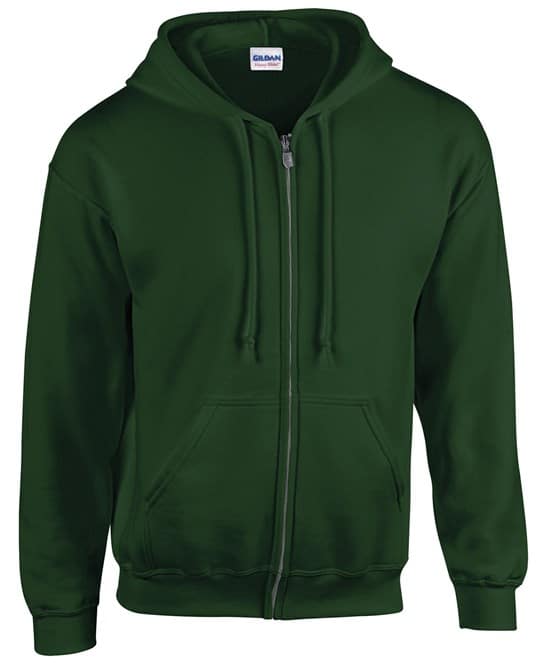 Gildan Heavy Blend Unisex Full Zip Hoodie: Soft, Durable, Warm Fleece