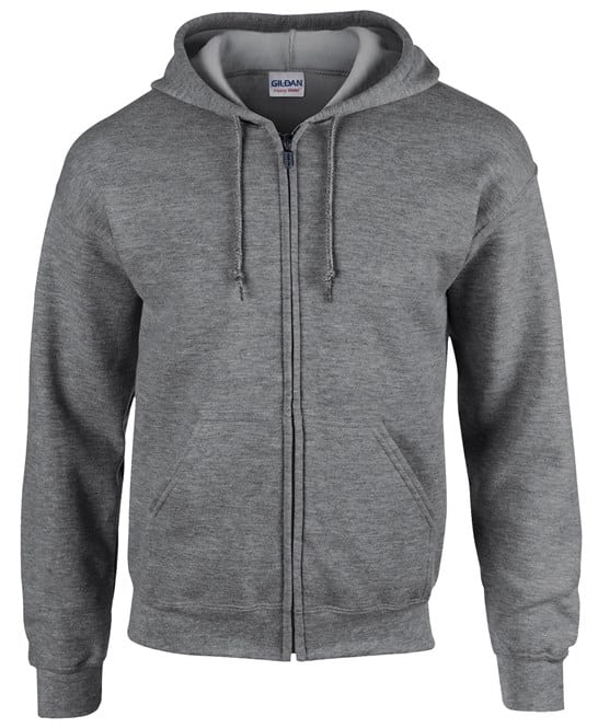 Gildan Heavy Blend Unisex Full Zip Hoodie: Soft, Durable, Warm Fleece