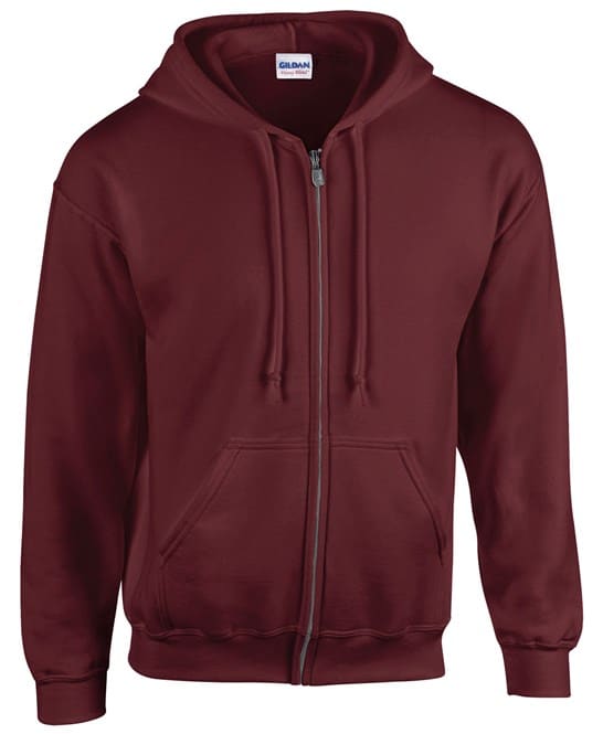 Gildan Heavy Blend Unisex Full Zip Hoodie: Soft, Durable, Warm Fleece