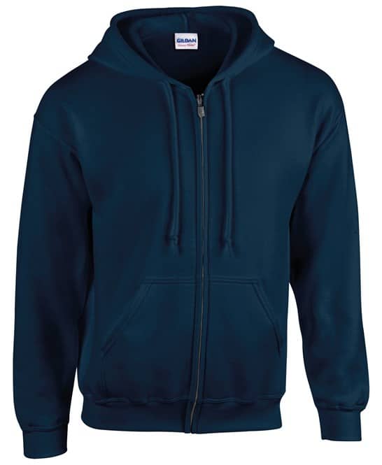 Gildan Heavy Blend Unisex Full Zip Hoodie: Soft, Durable, Warm Fleece