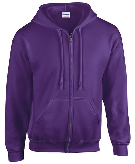 Gildan Heavy Blend Unisex Full Zip Hoodie: Soft, Durable, Warm Fleece