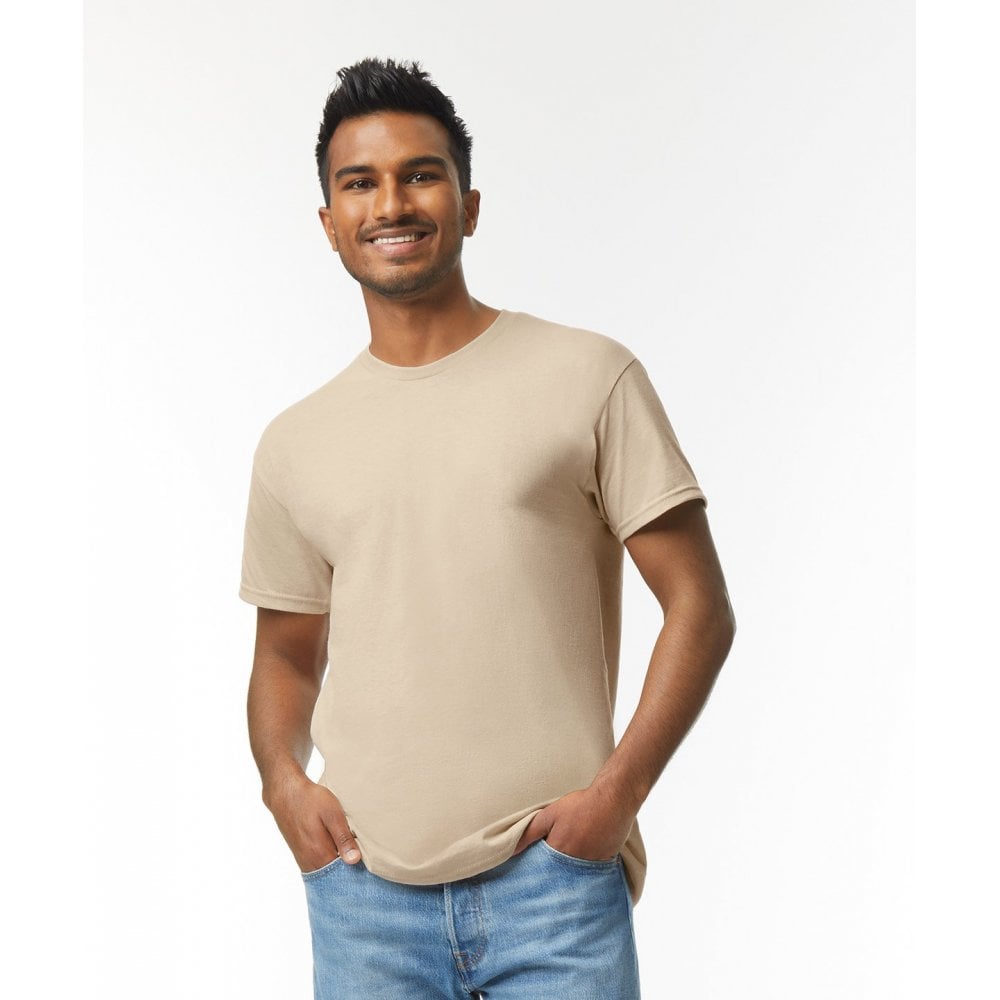 Gildan Heavy Cotton Classic Crew Neck T-Shirt Durable Everyday Basic Tee