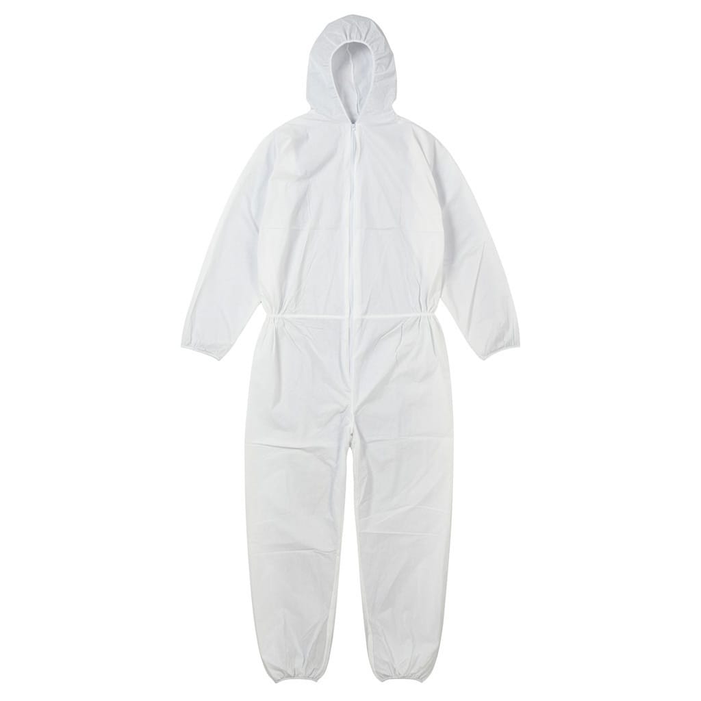 Pack of 50 - White SMS Disposable Coveralls