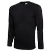 Uneek UC314 Durable Long Sleeve Workwear T-Shirt, 180g Cotton