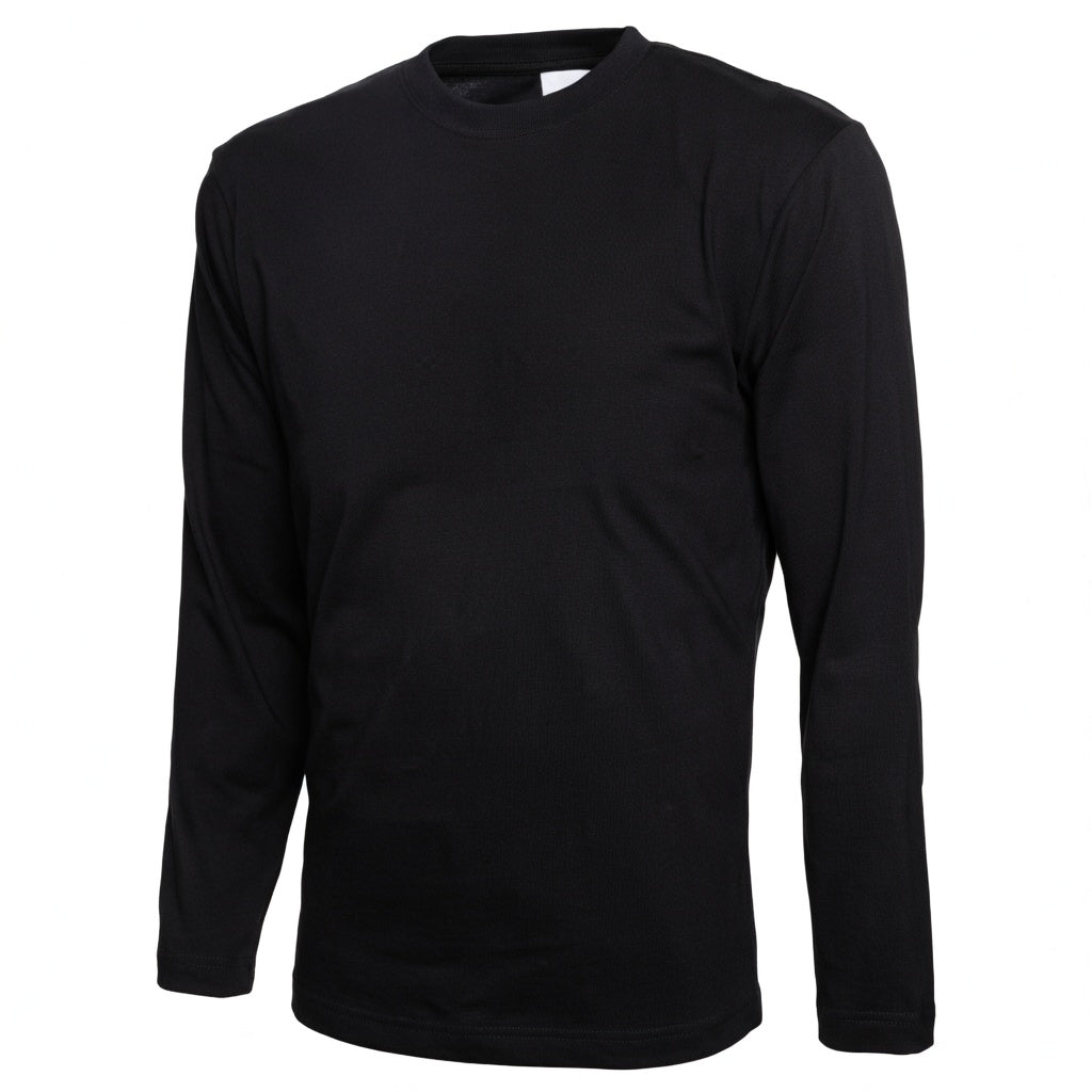 Uneek UC314 Durable Long Sleeve Workwear T-Shirt, 180g Cotton
