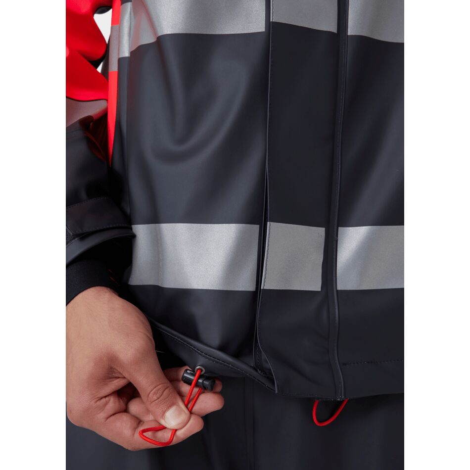 Helly Hansen Alna 2.0 Hi-Vis Waterproof Work Rain Jacket Durable Protection