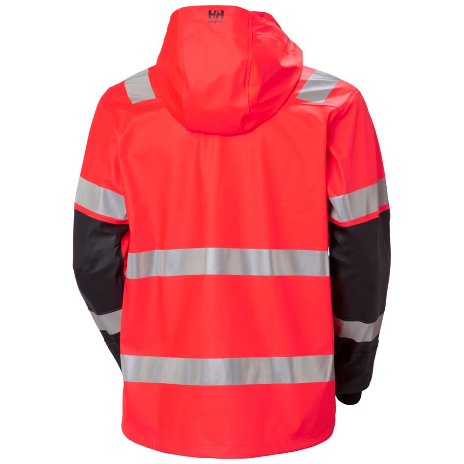 Helly Hansen Alna 2.0 Hi-Vis Waterproof Work Rain Jacket Durable Protection