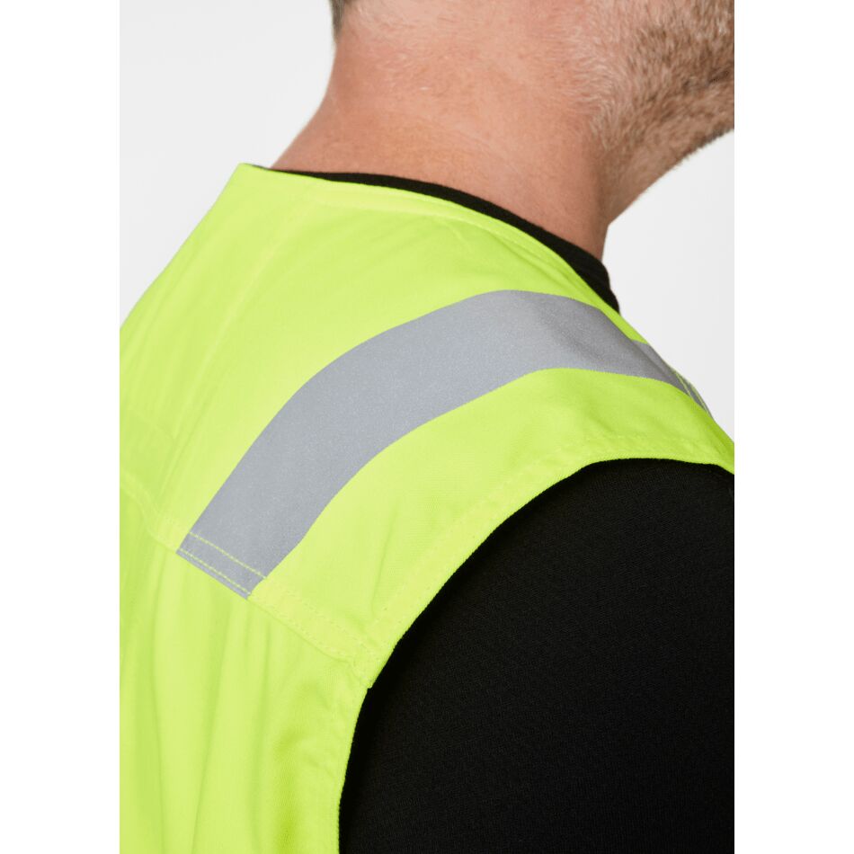 Helly Hansen Alna 2.0 Hi-Vis Construction Vest: Durable, Stretch Workwear with Multi-Pockets