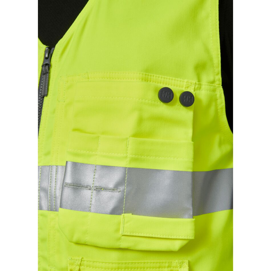 Helly Hansen Alna 2.0 Hi-Vis Construction Vest: Durable, Stretch Workwear with Multi-Pockets