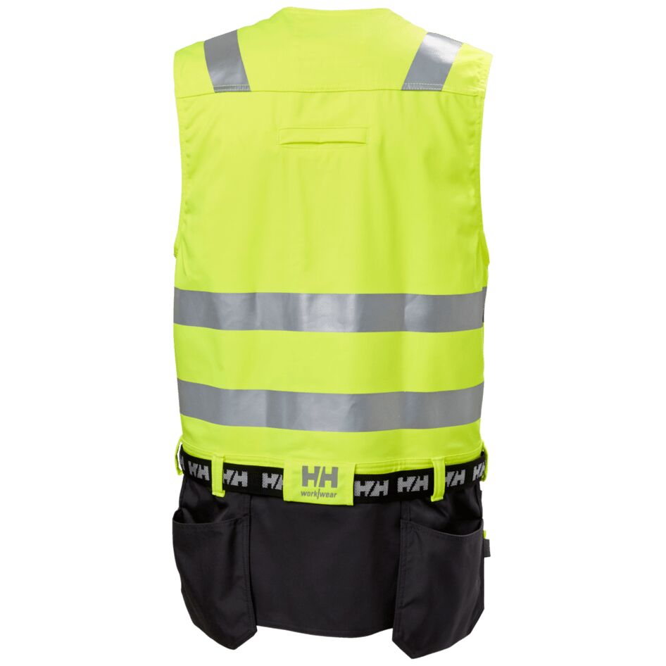 Helly Hansen Alna 2.0 Hi-Vis Construction Vest: Durable, Stretch Workwear with Multi-Pockets