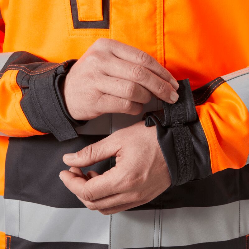 Helly Hansen Alna 2.0 Hi-Vis Work Jacket: Stretch Fabric, Smart Pockets