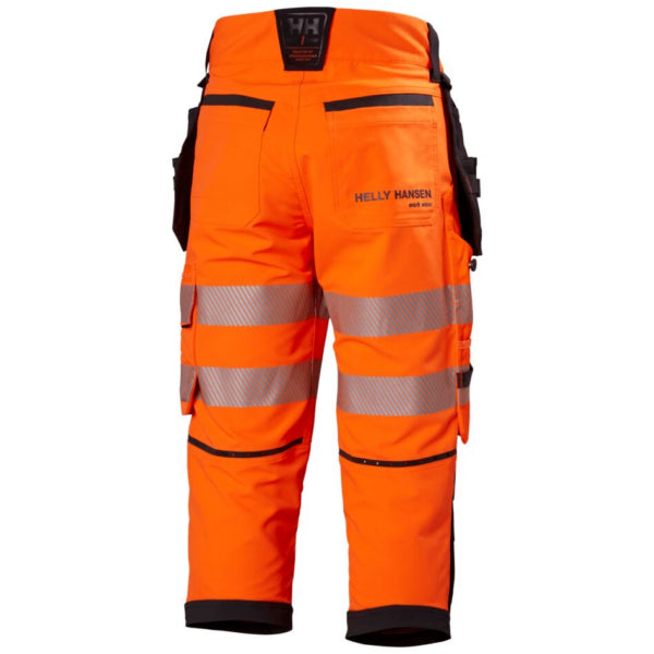 Helly Hansen ICU BRZ Hi-Vis Construction Pirate Trousers Class 1 Workwear