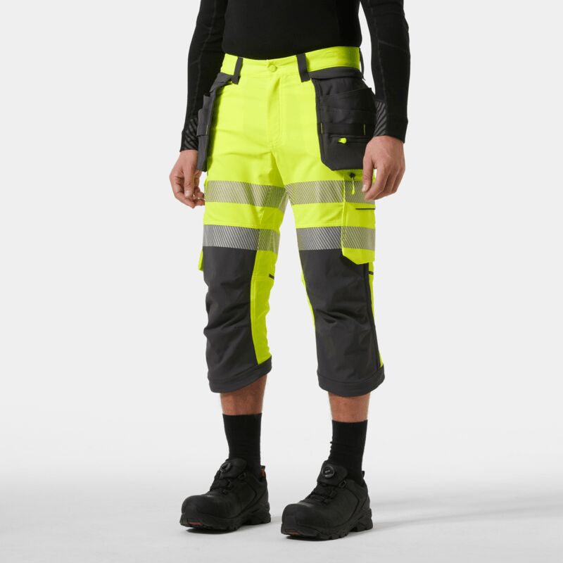 Helly Hansen ICU BRZ Hi-Vis Construction Pirate Trousers Class 1 Workwear