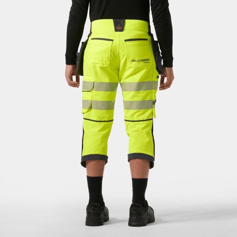 Helly Hansen ICU BRZ Hi-Vis Construction Pirate Trousers Class 1 Workwear