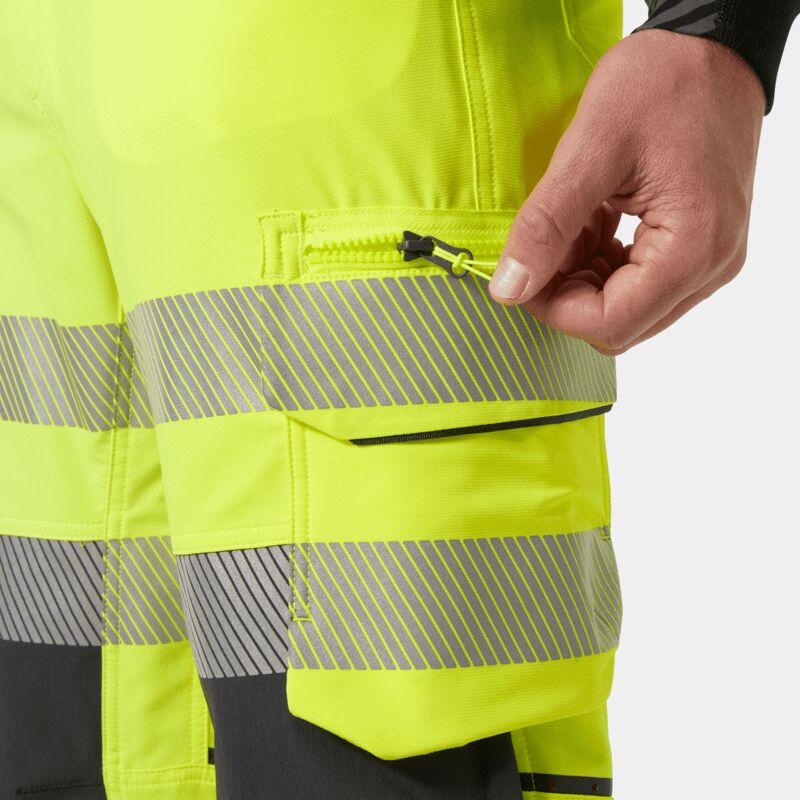 Helly Hansen ICU BRZ Hi-Vis Construction Pirate Trousers Class 1 Workwear