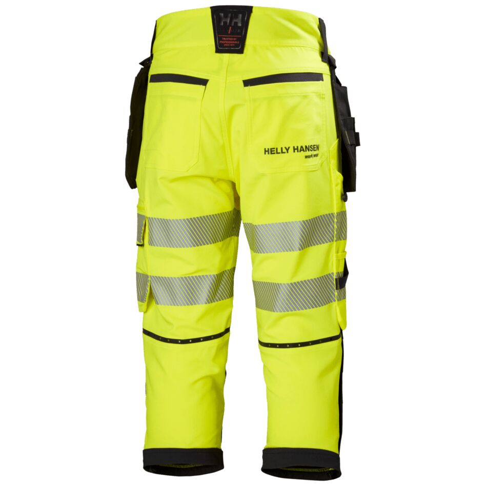 Helly Hansen ICU BRZ Hi-Vis Construction Pirate Trousers Class 1 Workwear