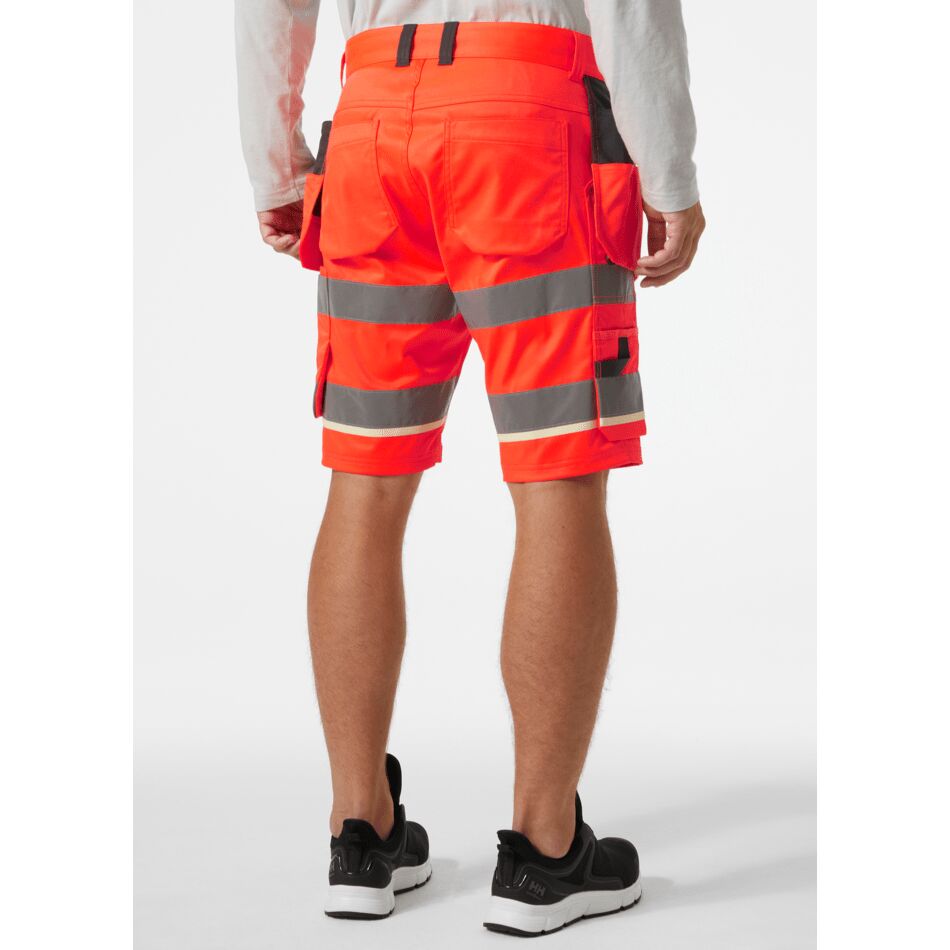 Helly Hansen UC-ME Hi-Vis Construction Shorts: Durable, Stretch Workwear