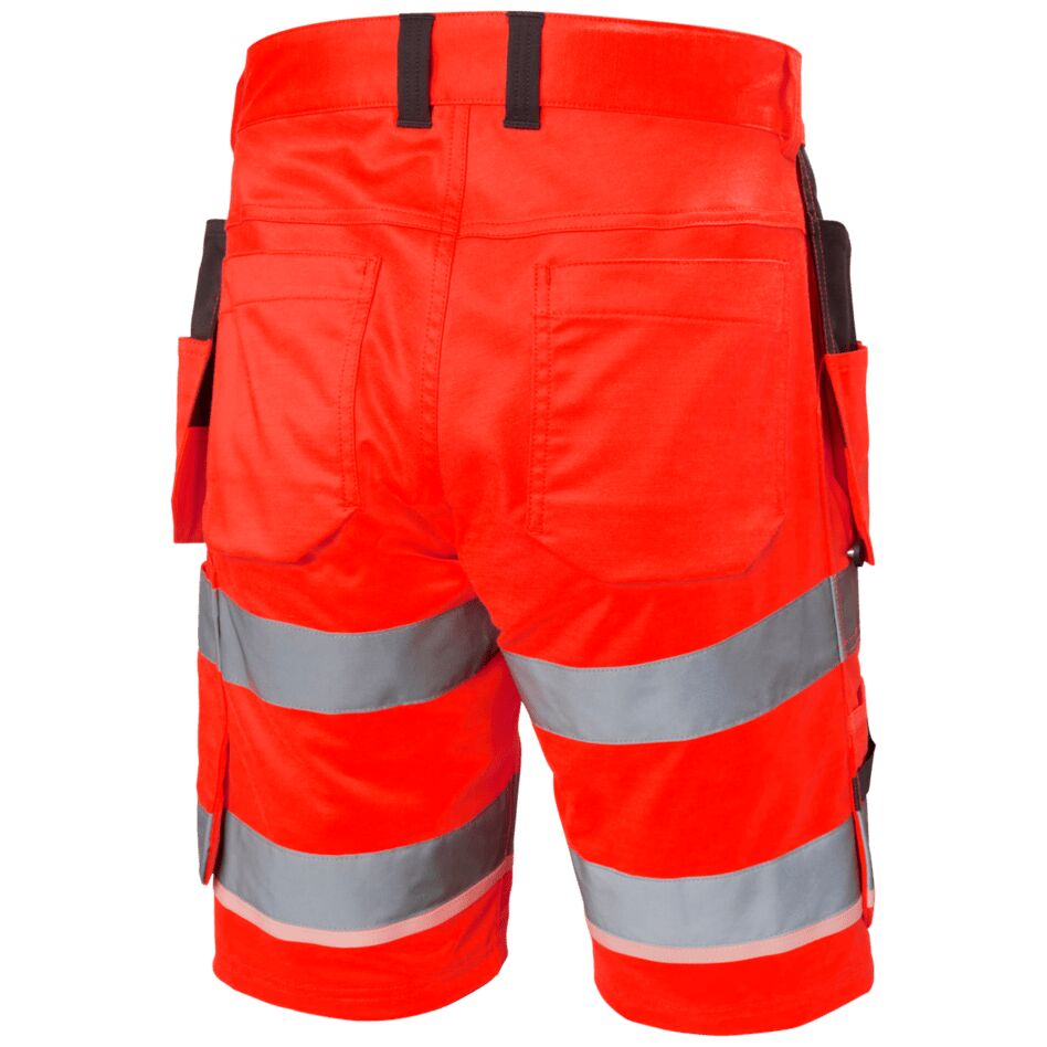 Helly Hansen UC-ME Hi-Vis Construction Shorts: Durable, Stretch Workwear
