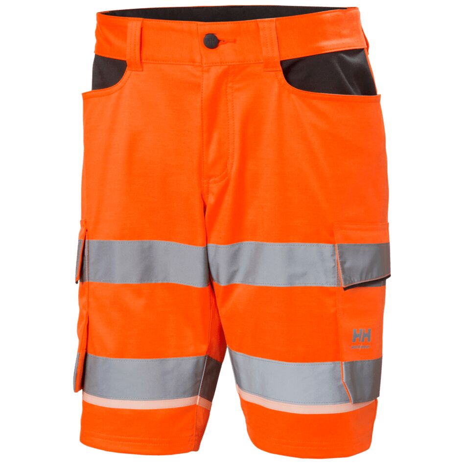 Helly Hansen UC-ME Men's Hi-Vis Stretch Work Cargo Shorts with Pockets