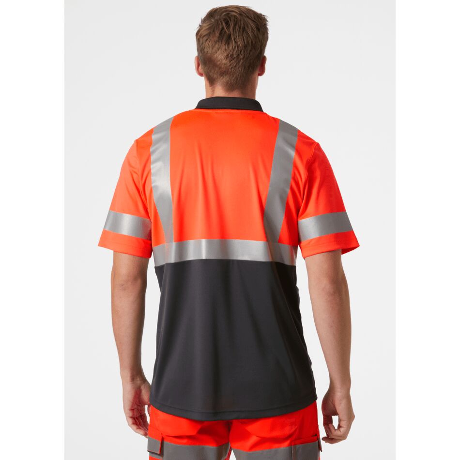 Helly Hansen Addvis Class 1 Hi-Vis Stretch Polo Shirt for Workwear