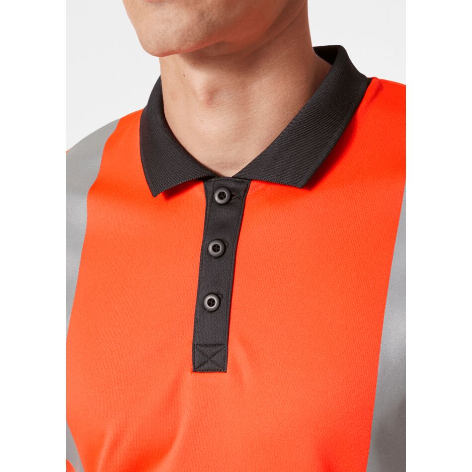Helly Hansen Addvis Class 1 Hi-Vis Stretch Polo Shirt for Workwear
