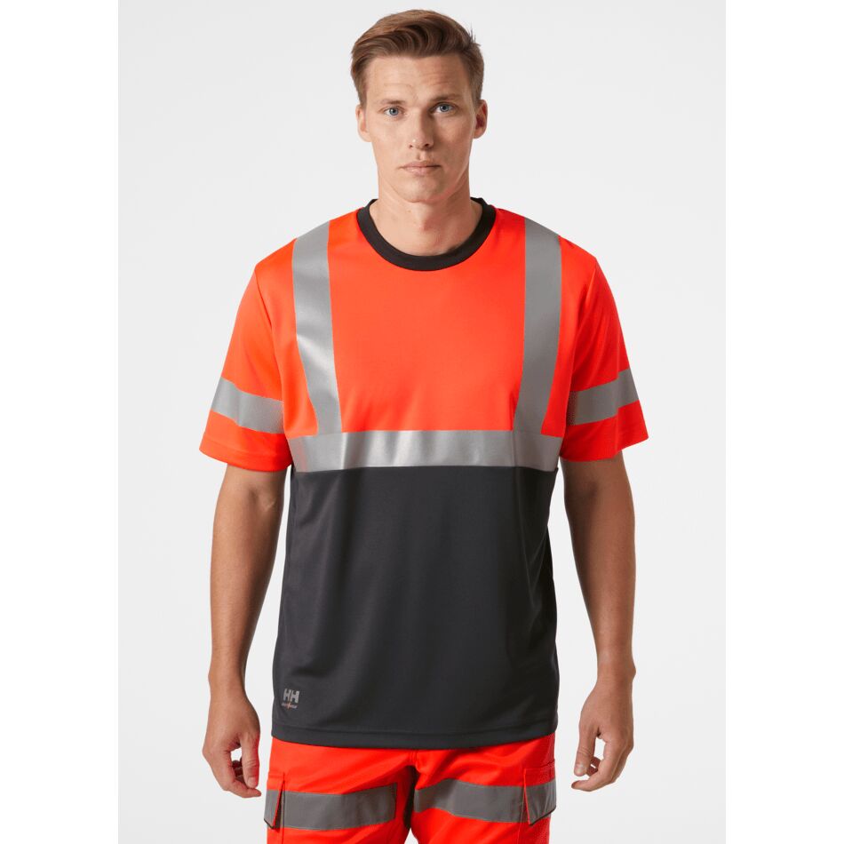 Helly Hansen Addvis Class 1 Hi-Vis 4-Way Stretch Work T-Shirt