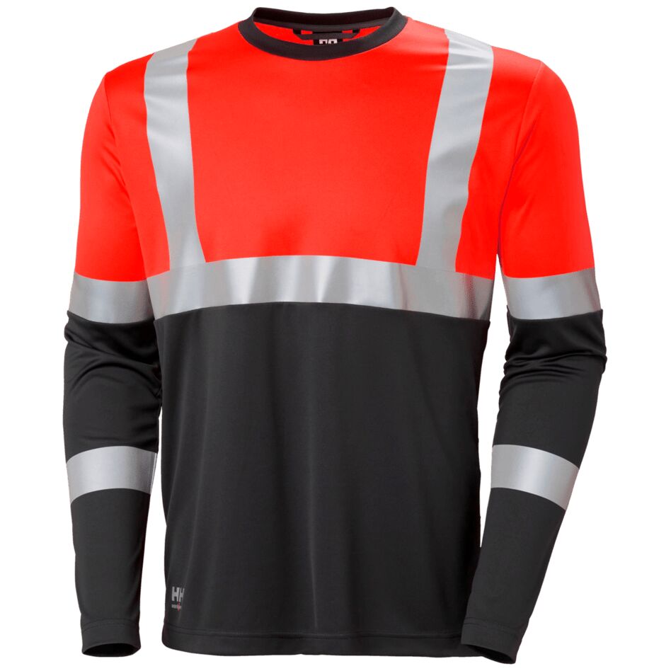 Helly Hansen Addvis High Visibility Long Sleeve Safety Workwear Top Class 1