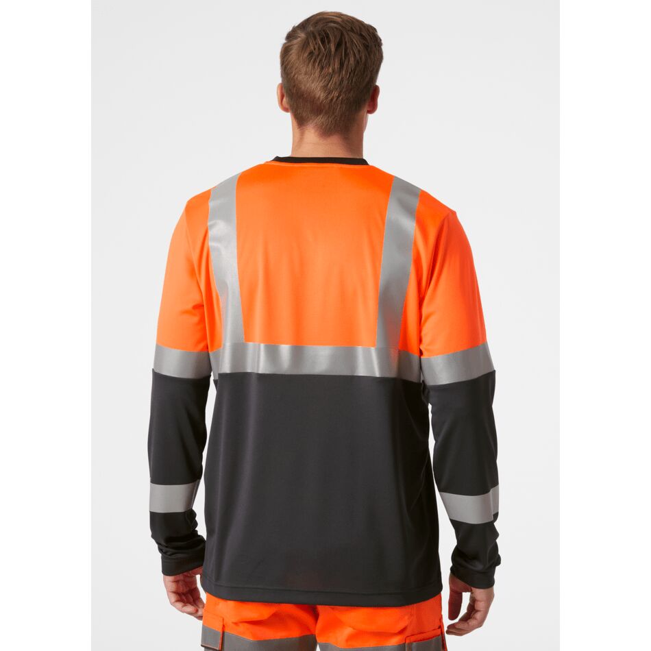 Helly Hansen Addvis High Visibility Long Sleeve Safety Workwear Top Class 1