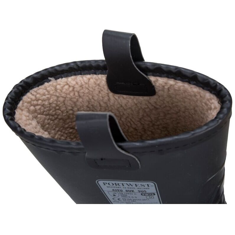 Portwest Neptune S5 CI Waterproof Safety Rigger Boot Fur Lined