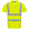 Portwest Hi-Vis Cotton Comfort Short Sleeve T-Shirt – Enhanced Safety Workwear