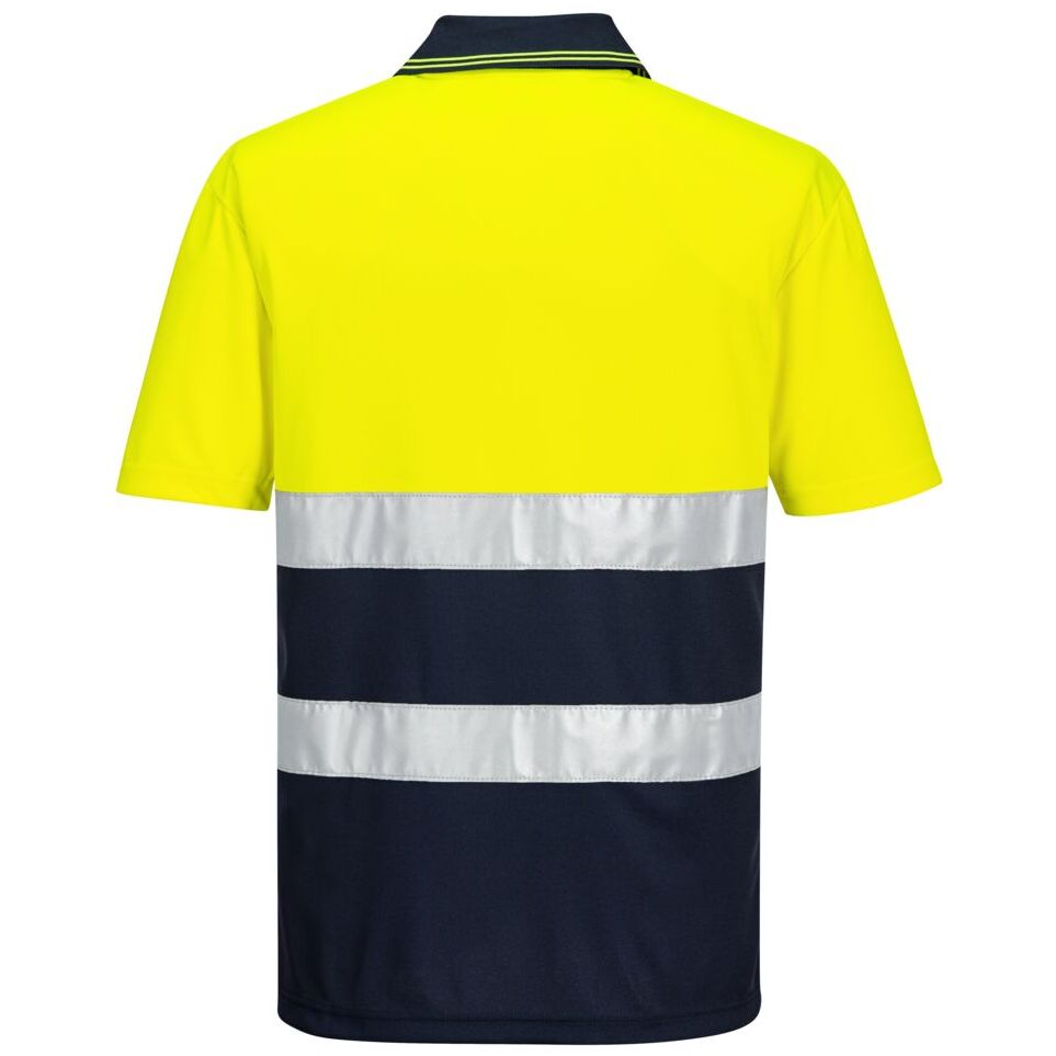 Portwest Hi-Vis Lightweight Contrast Polo Shirt